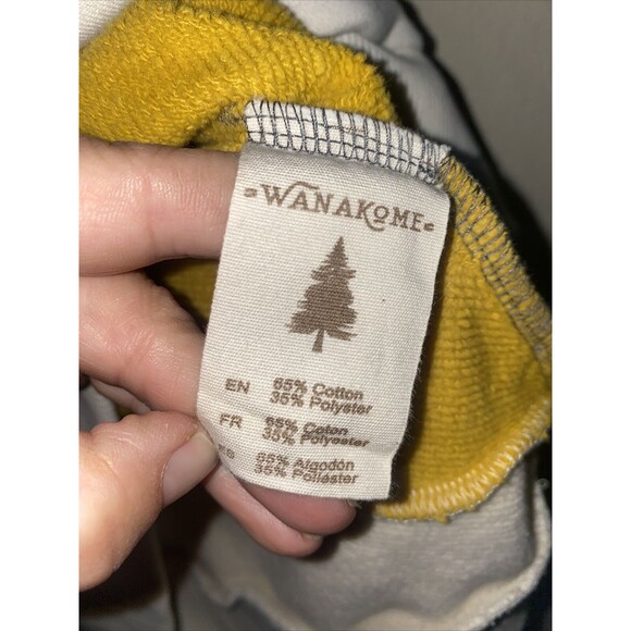 Wanakome Selene Asymmetrical colorblock Hood S Hiking outdoor gorp soft - Picture 8 of 8